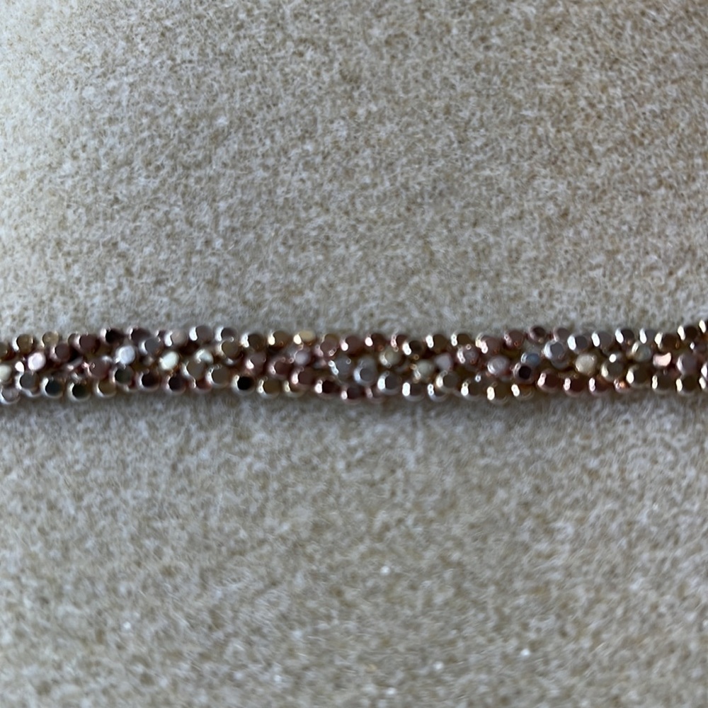 Sterling Silver 4-strand braided bracelet